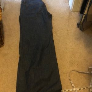 Wide leg signature jeans